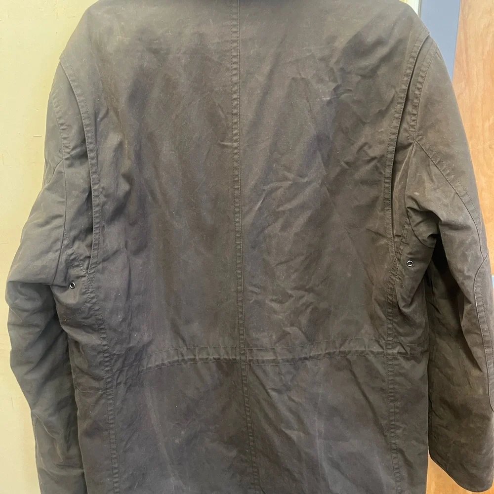 Ermenegildo Zegna vintage Brown Military Field Jacket with Quilted Liner - Picture 14 of 16